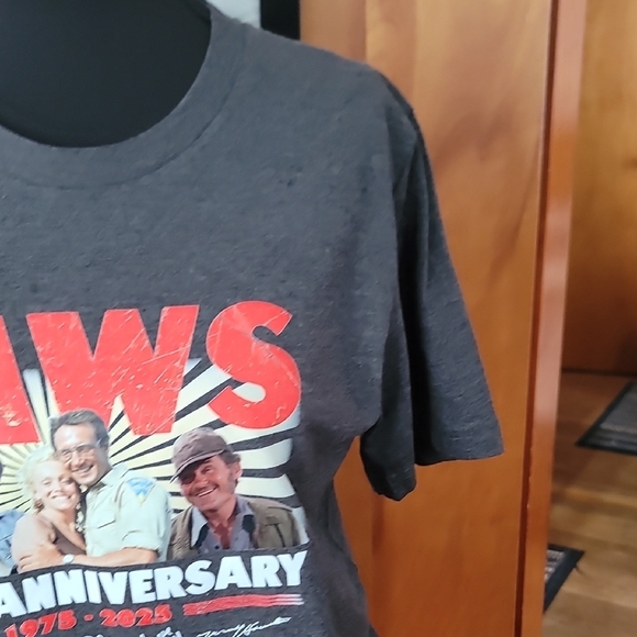Jaws 50th Anniversary Gray T-Shirt - Picture 4 of 5